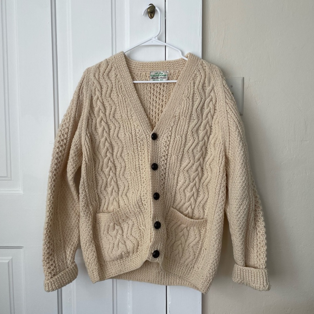100% Irish Wool Cardigan